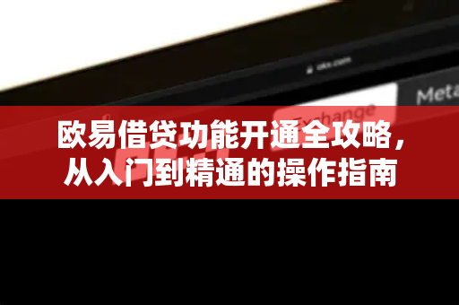 欧易借贷功能开通全攻略,从入门到精通的操作指南 欧易借贷功能开通全攻略,从入门到精通的操作指南