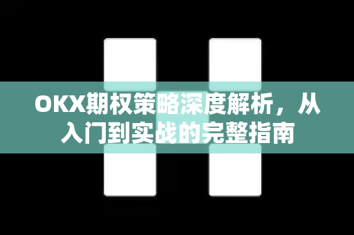 OKX期权策略深度解析,从入门到实战的完整指南 OKX期权策略深度解析,从入门到实战的完整指南