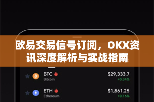 欧易交易信号订阅，OKX资讯深度解析与实战指南